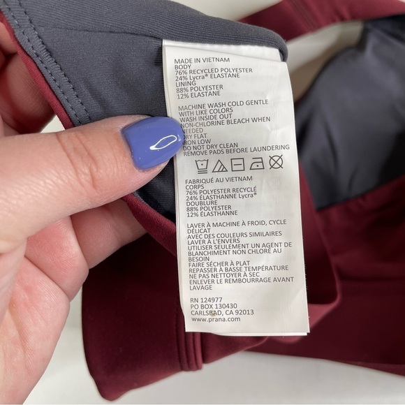 Prana Layna Sports Bra Size Xlarge - Picture 5 of 7